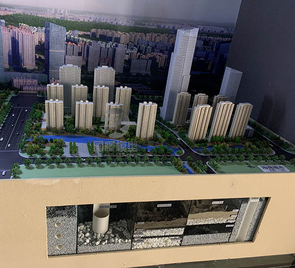 旺苍县建筑模型
